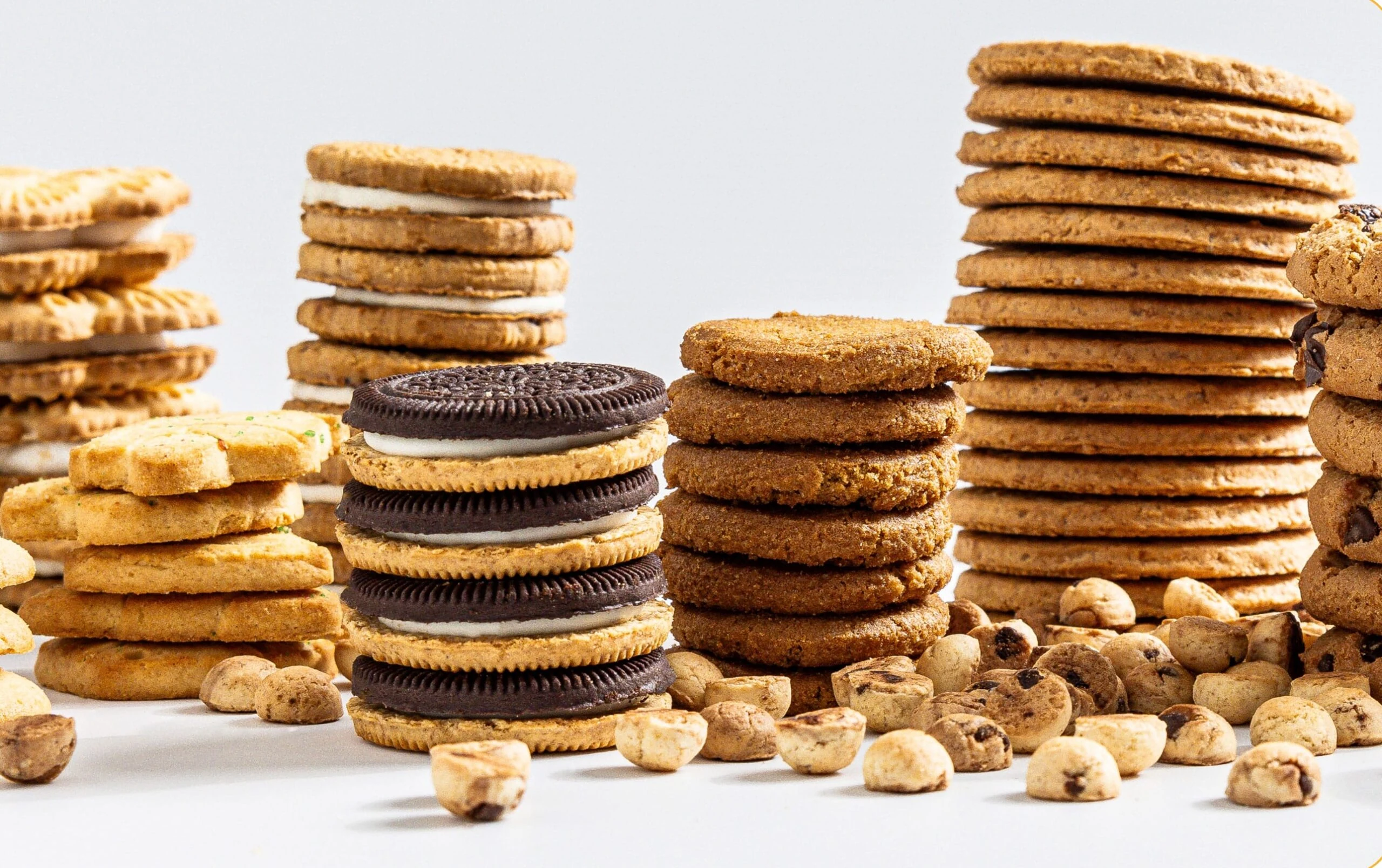 An illustrative assortment of cookies