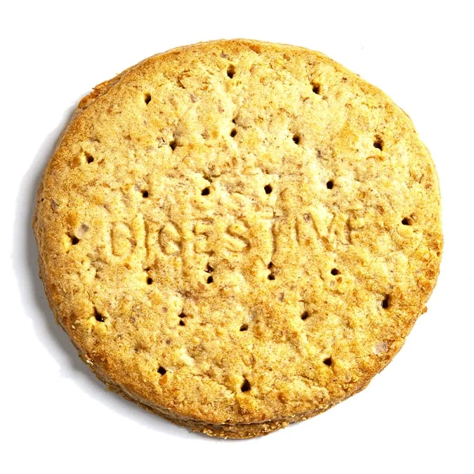 Illustrative digestive cookies
